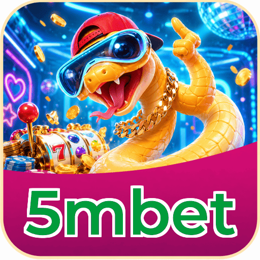 5mbet Logo - Bônus com Rollover Justo